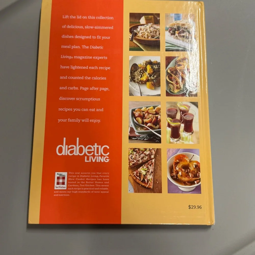 Diabetic Living‎ Favorite Slow Cooker Recipes Cookbook Healthy Meals